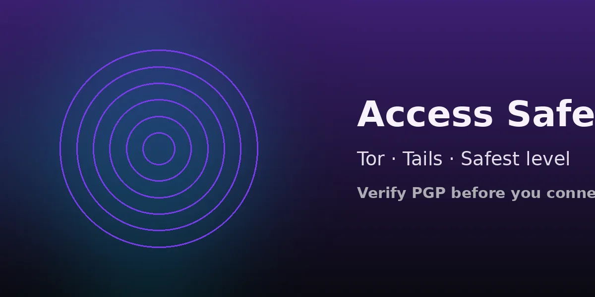 How to open Vortex onion safely — Tor, Tails